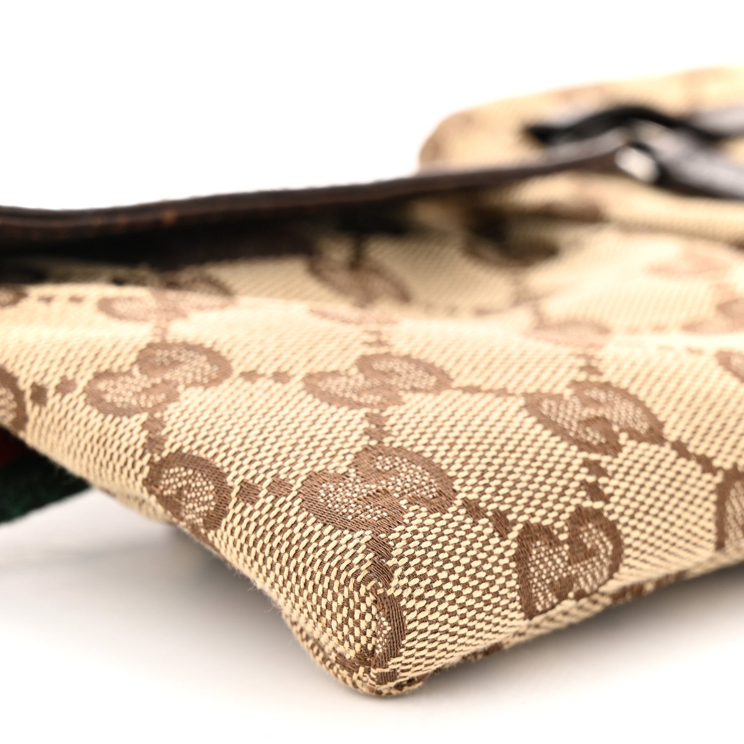 Gucci Monogram Web Belt Bag Dark Brown 9 of 10