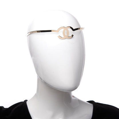 Chanel Metal CC Headband Light Gold 2 of 7
