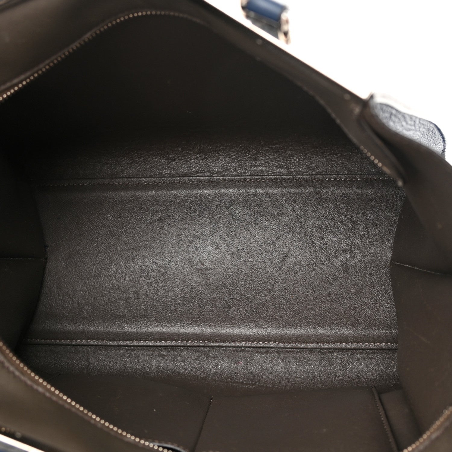 Fendi Vitello Dolce Shiny Nappa Petite 3Jours Tote Blue 5 of 21