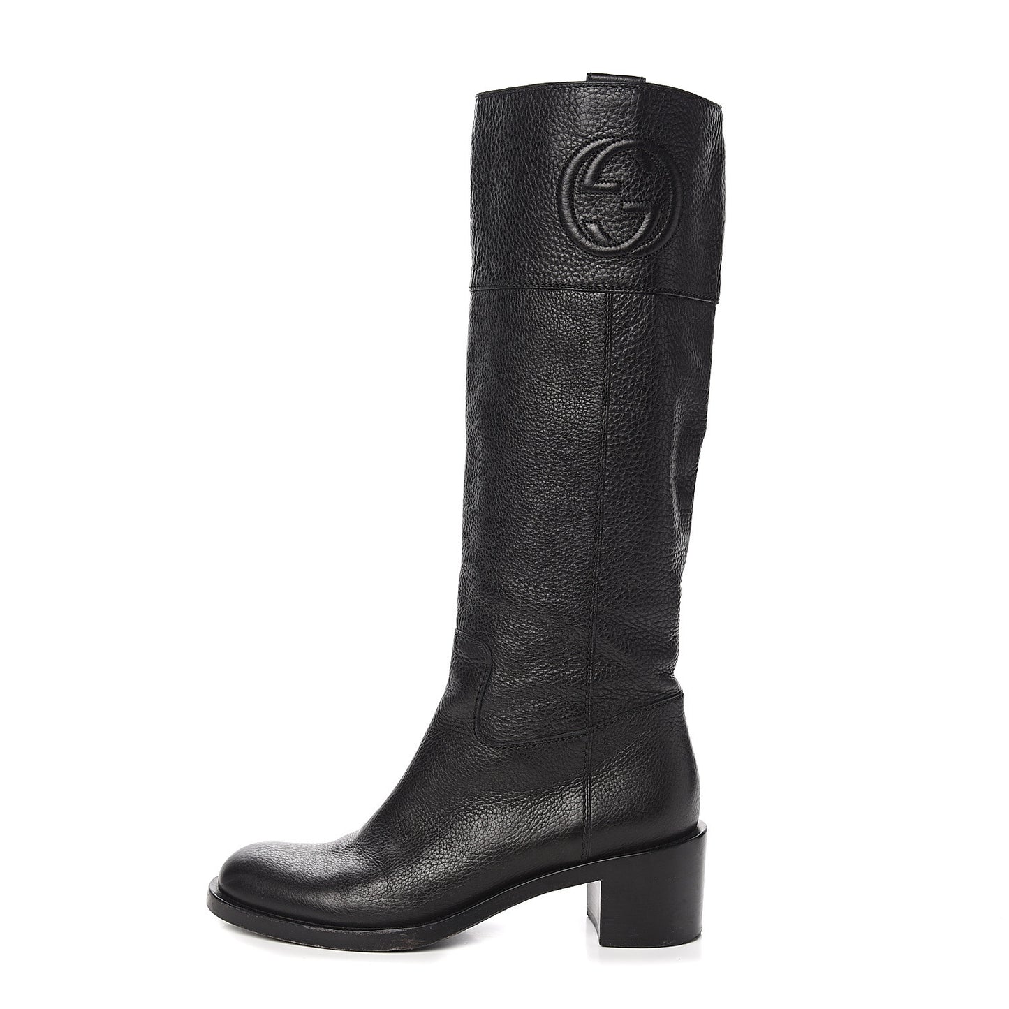 Calfskin Interlocking G Boots 40.5 Black