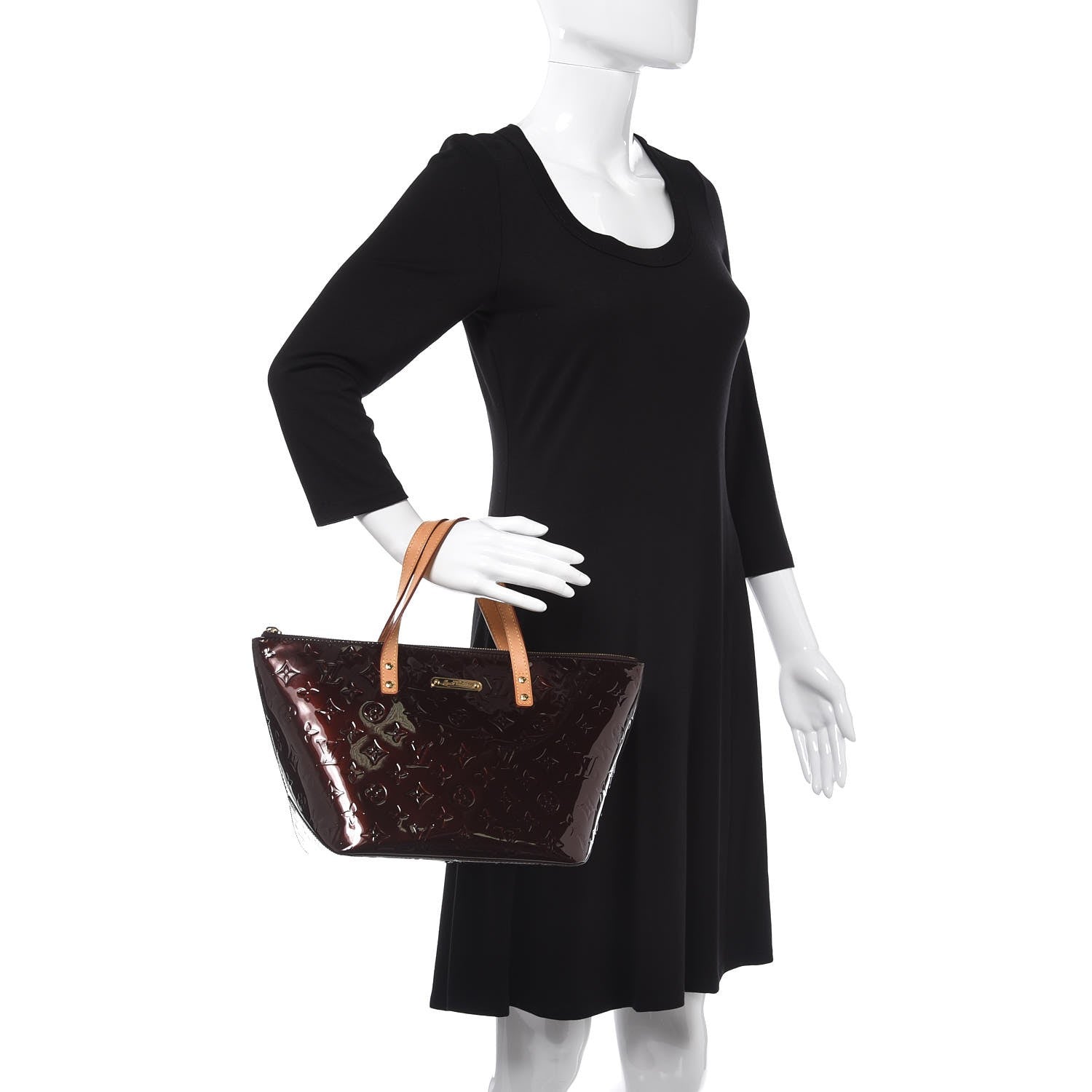 Louis Vuitton Vernis Bellevue PM Amarante 2 of 7