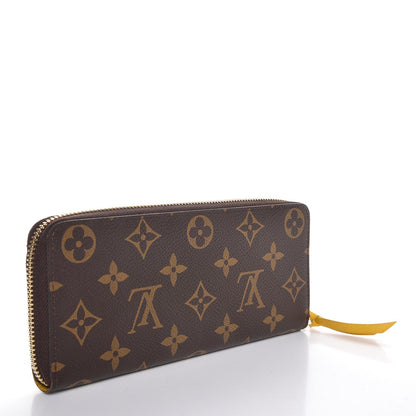 Louis Vuitton Monogram Clemence Wallet Jonquille 3 of 7