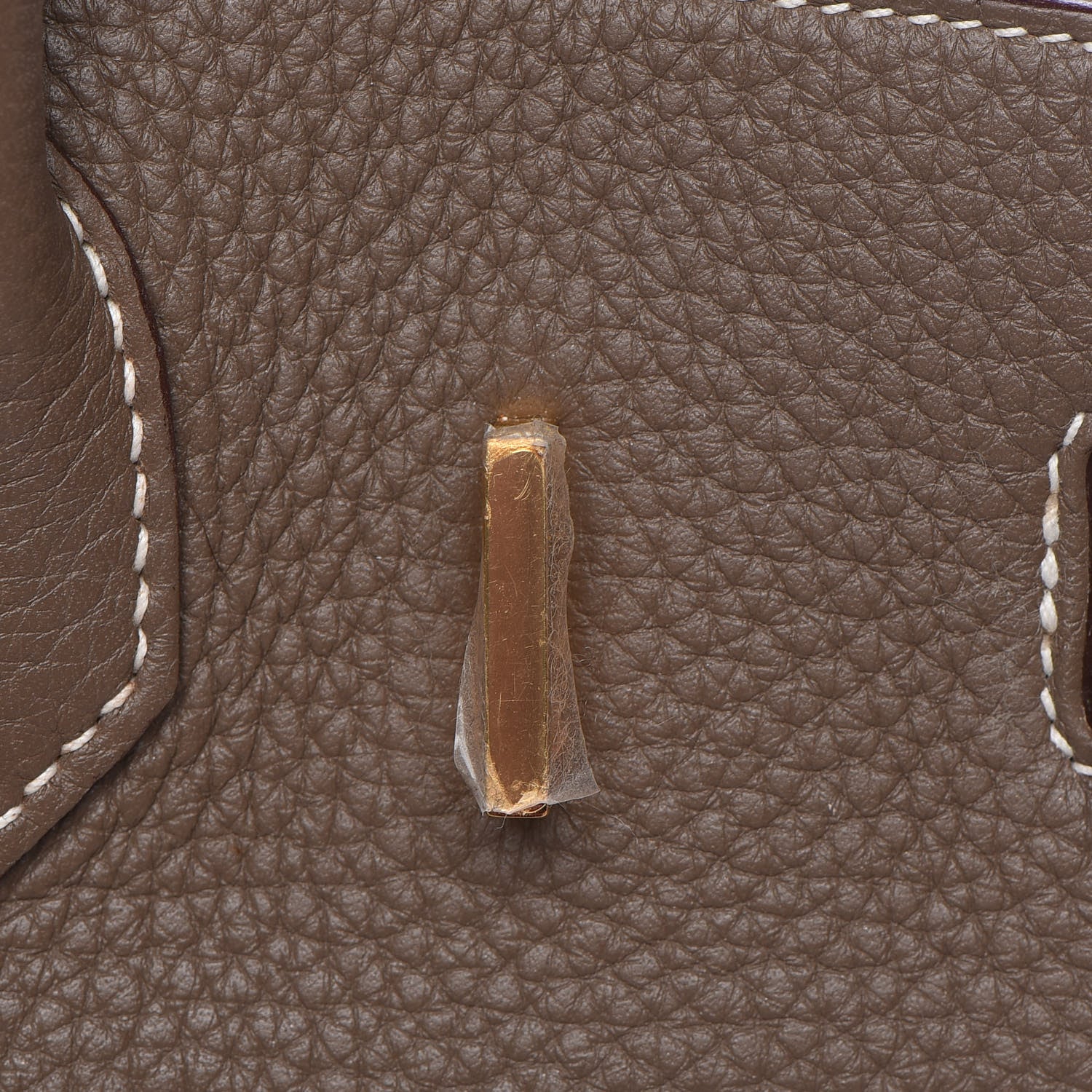 Hermes Taurillon Clemence Birkin 30 Etoupe 21 of 32