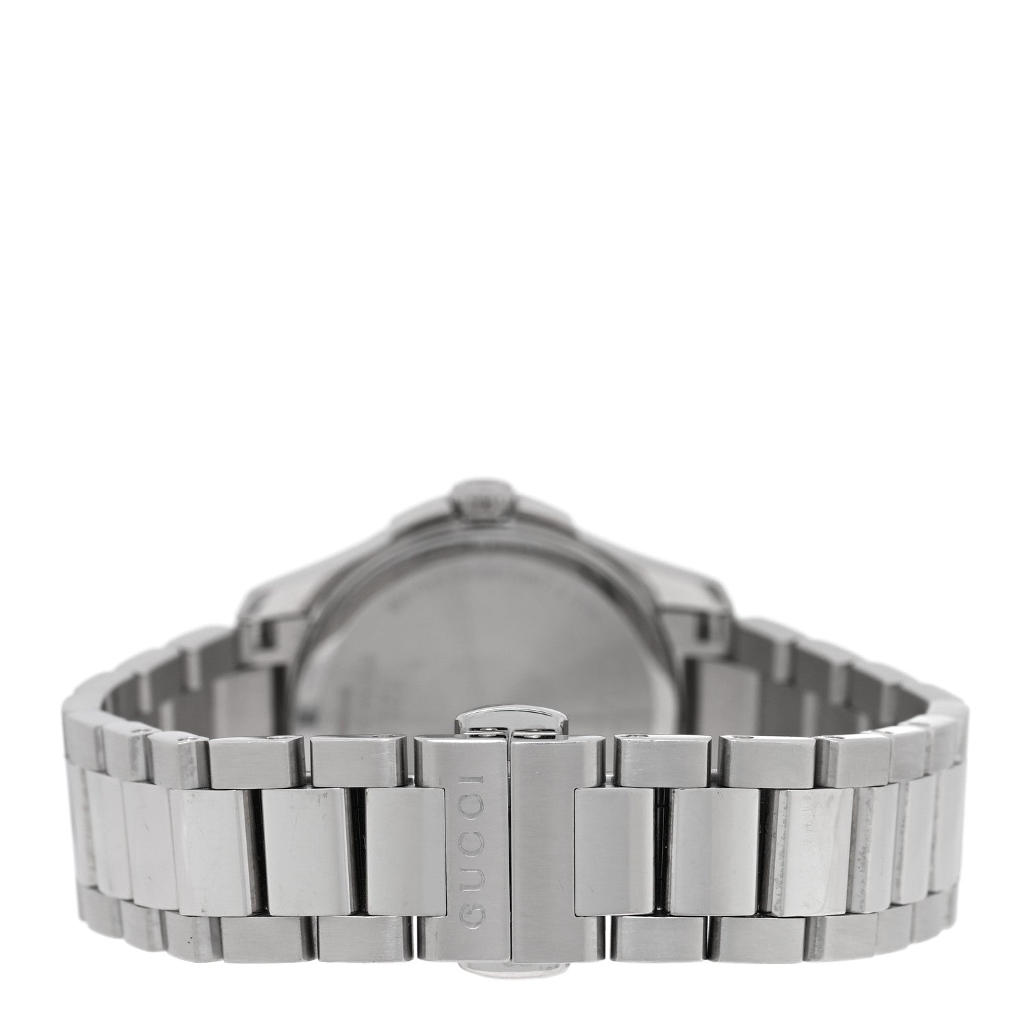 Gucci Stainless Steel Diamond Bezel Mother of Pearl 28mm G-Timeless Quartz Watch 3 of 5