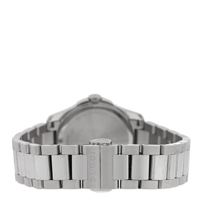 Gucci Stainless Steel Diamond Bezel Mother of Pearl 28mm G-Timeless Quartz Watch 3 of 5