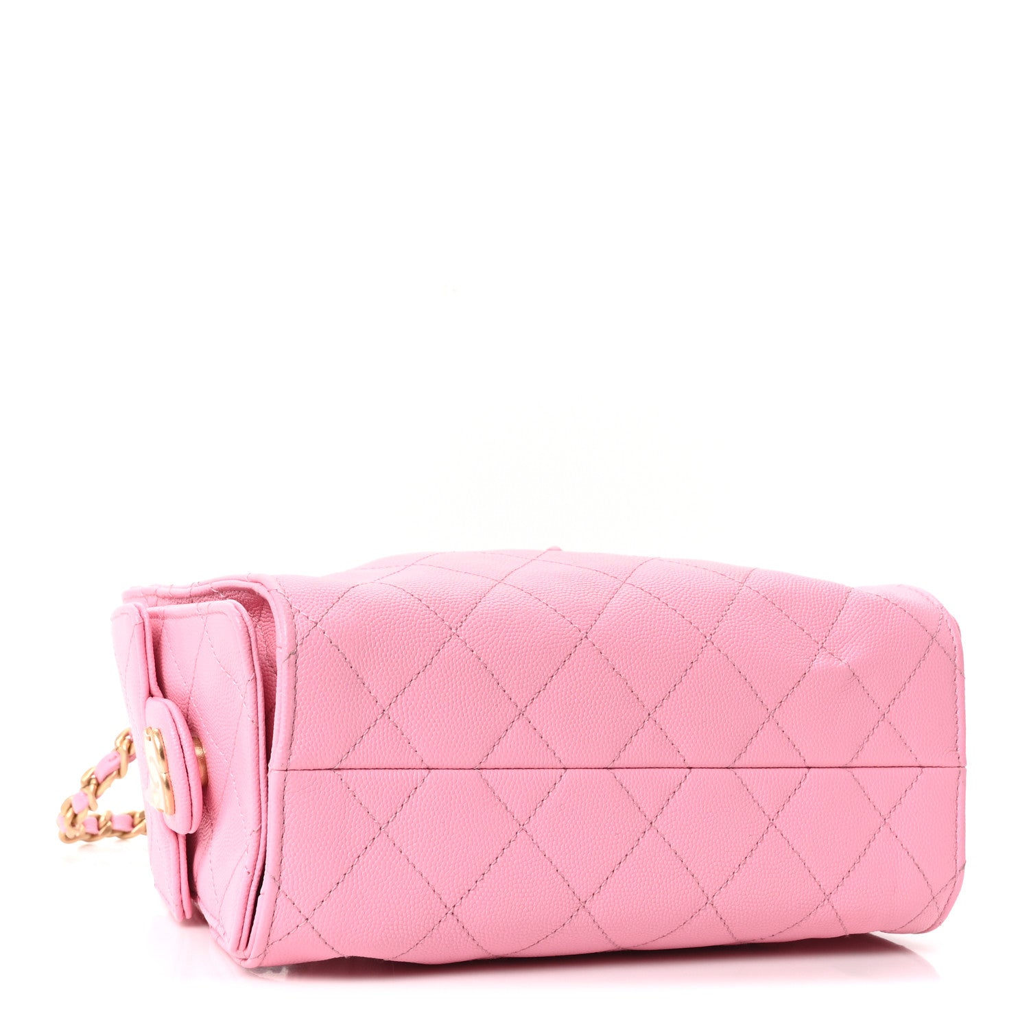Chanel Caviar Quilted Mini Chanel 25 Handbag Pink 4 of 10