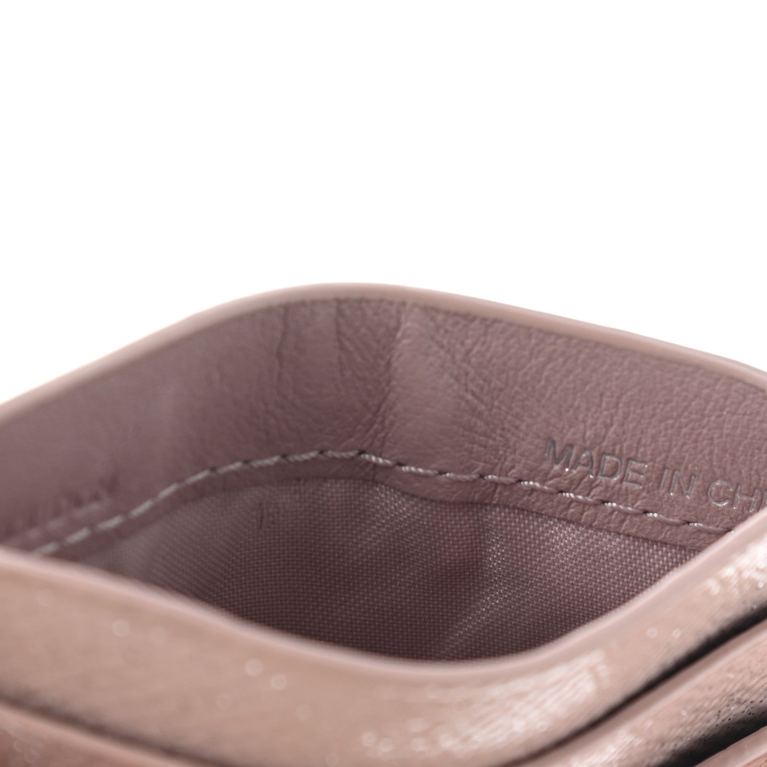 Burberry Grainy Calfskin Glitter Card Holder Pink 6 of 8