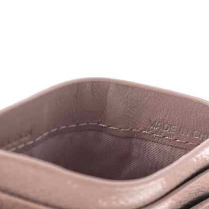 Burberry Grainy Calfskin Glitter Card Holder Pink 6 of 8