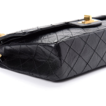 Chanel Aged Calfskin 50th Anniversary 2.55 Reissue 225 Flap Black 6 of 9