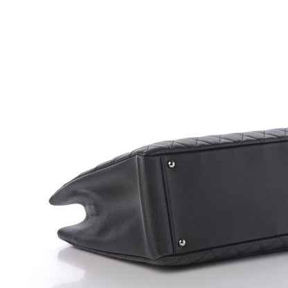 Chanel Caviar Quilted XL Grand Shopping Tote GST Black 6 of 10