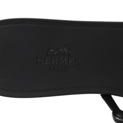 Hermes TPU Rivage Sandals 36 Black 5 of 9