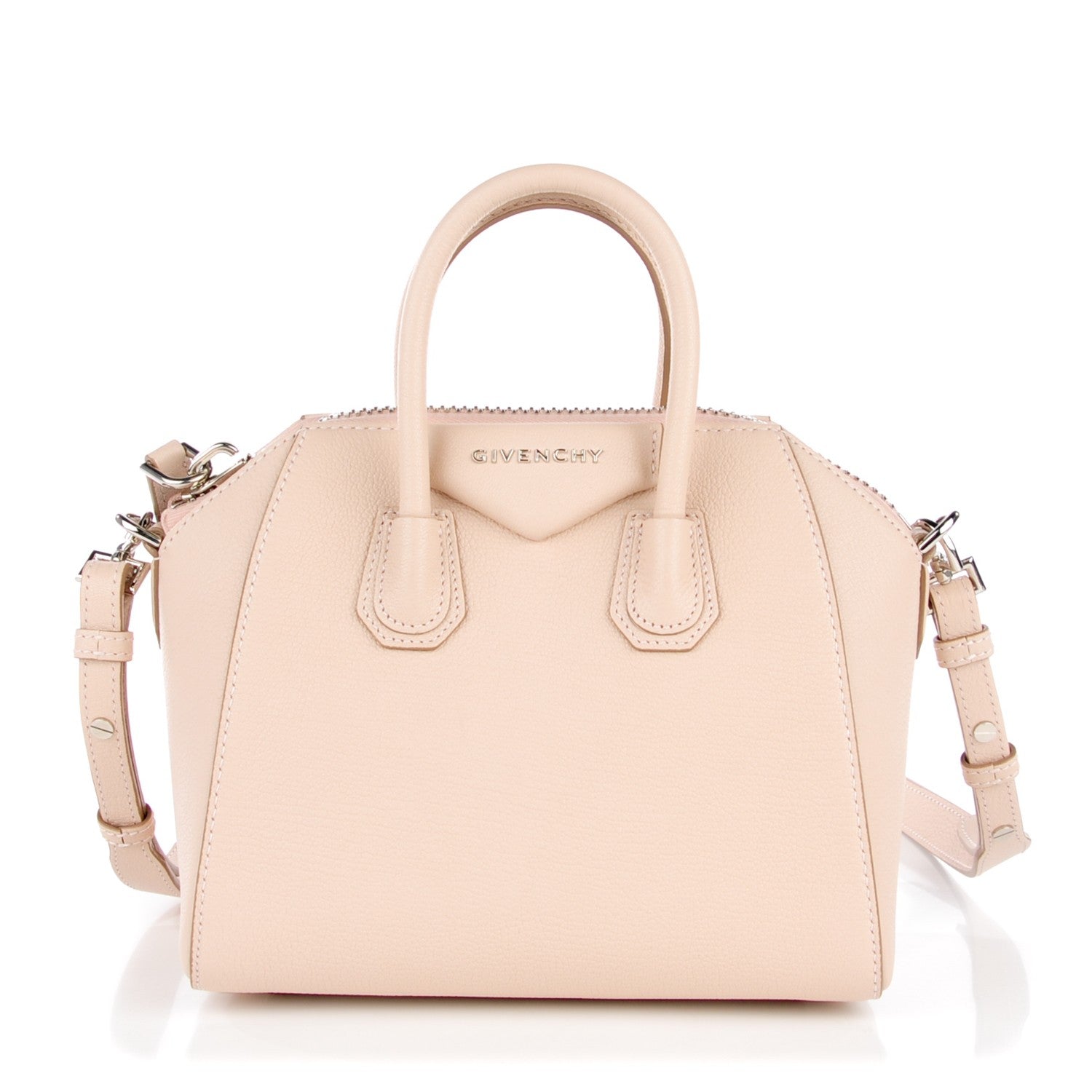 Givenchy Sugar Goatskin Mini Antigona Nude Pink 1 of 6