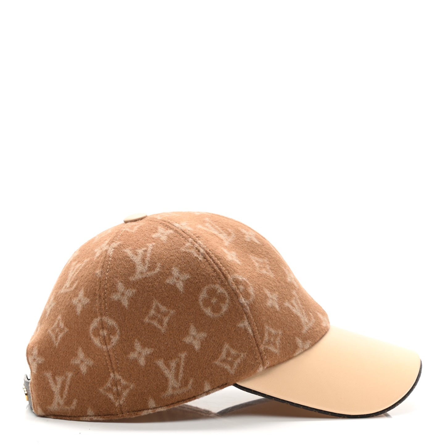 Wool Monogram Carry On Cap M Beige