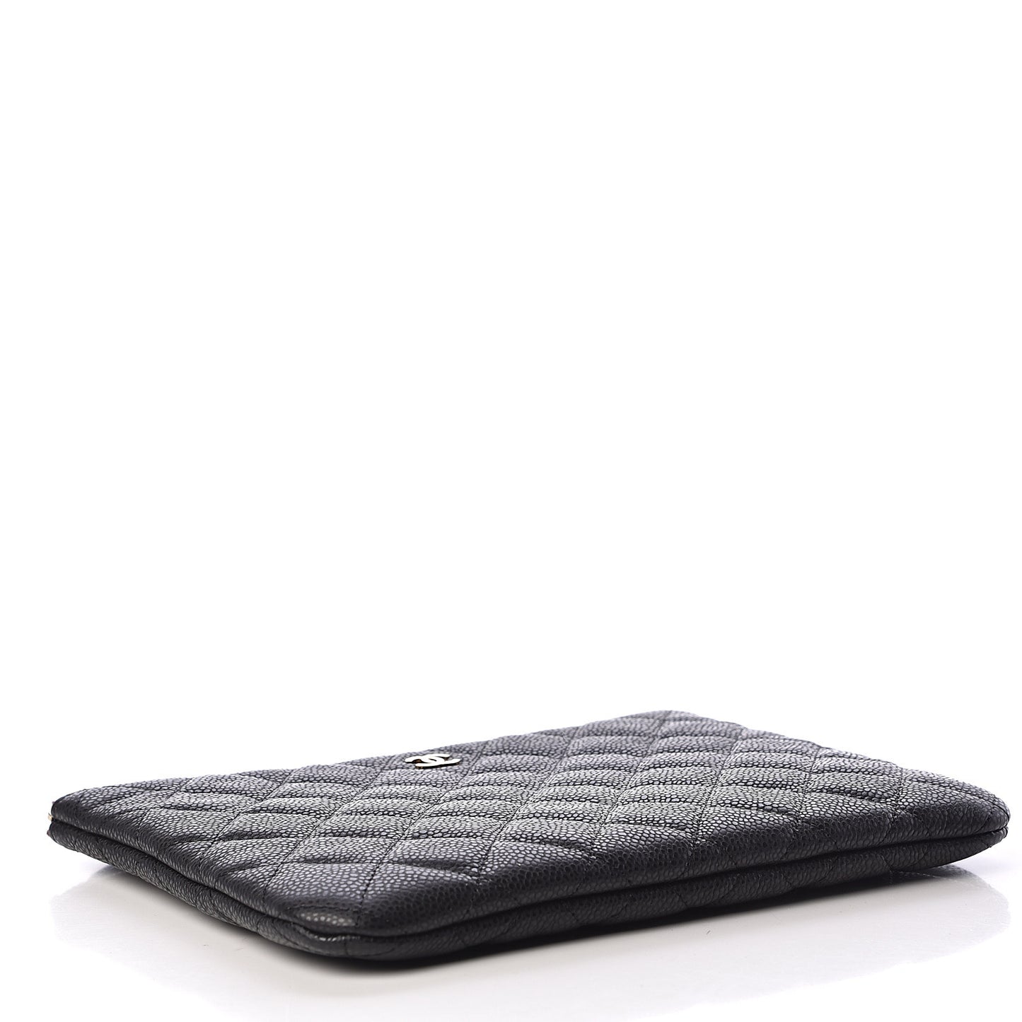 Caviar Quilted Medium Cosmetic Case Black
