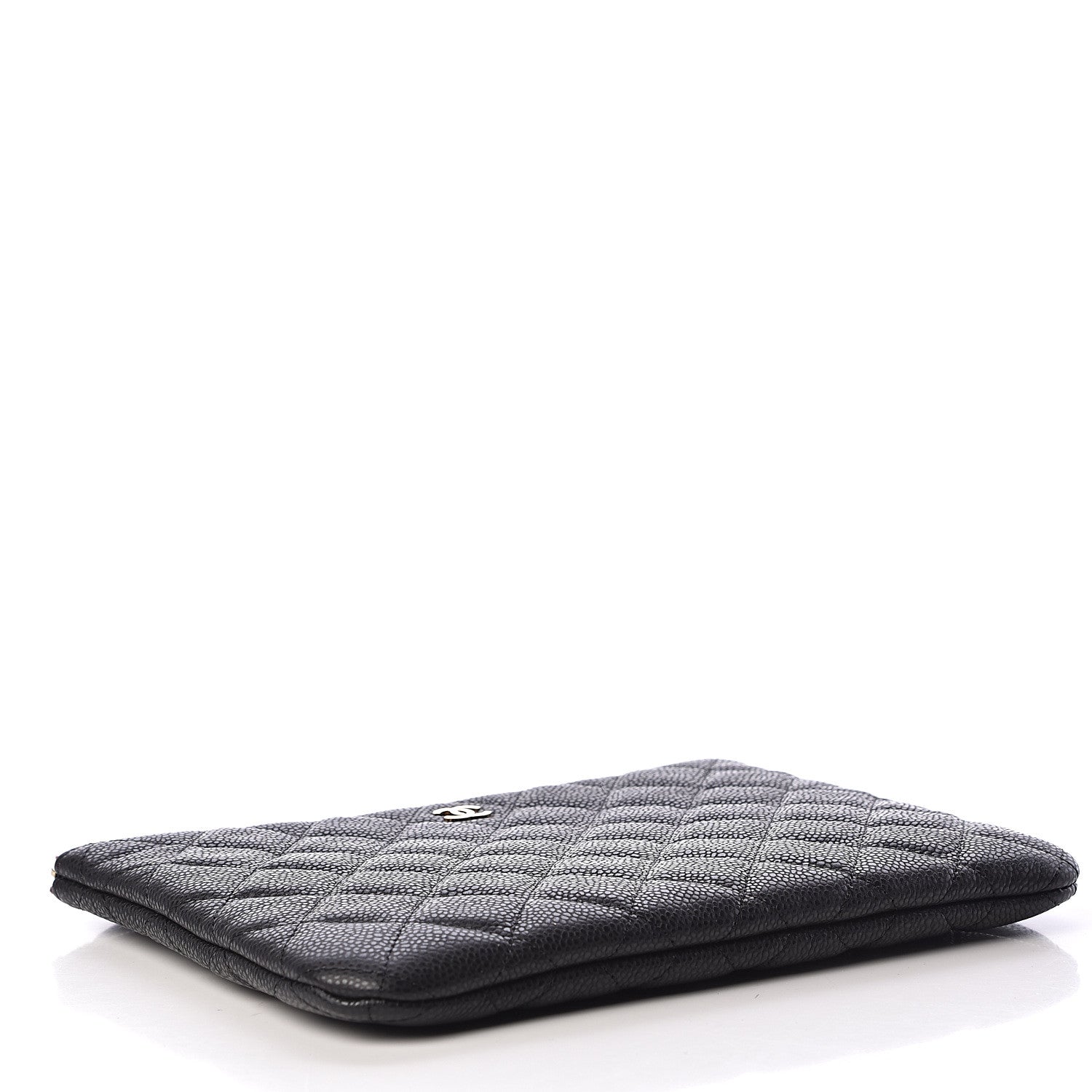 Chanel Caviar Quilted Medium Cosmetic Case Black 4 of 8