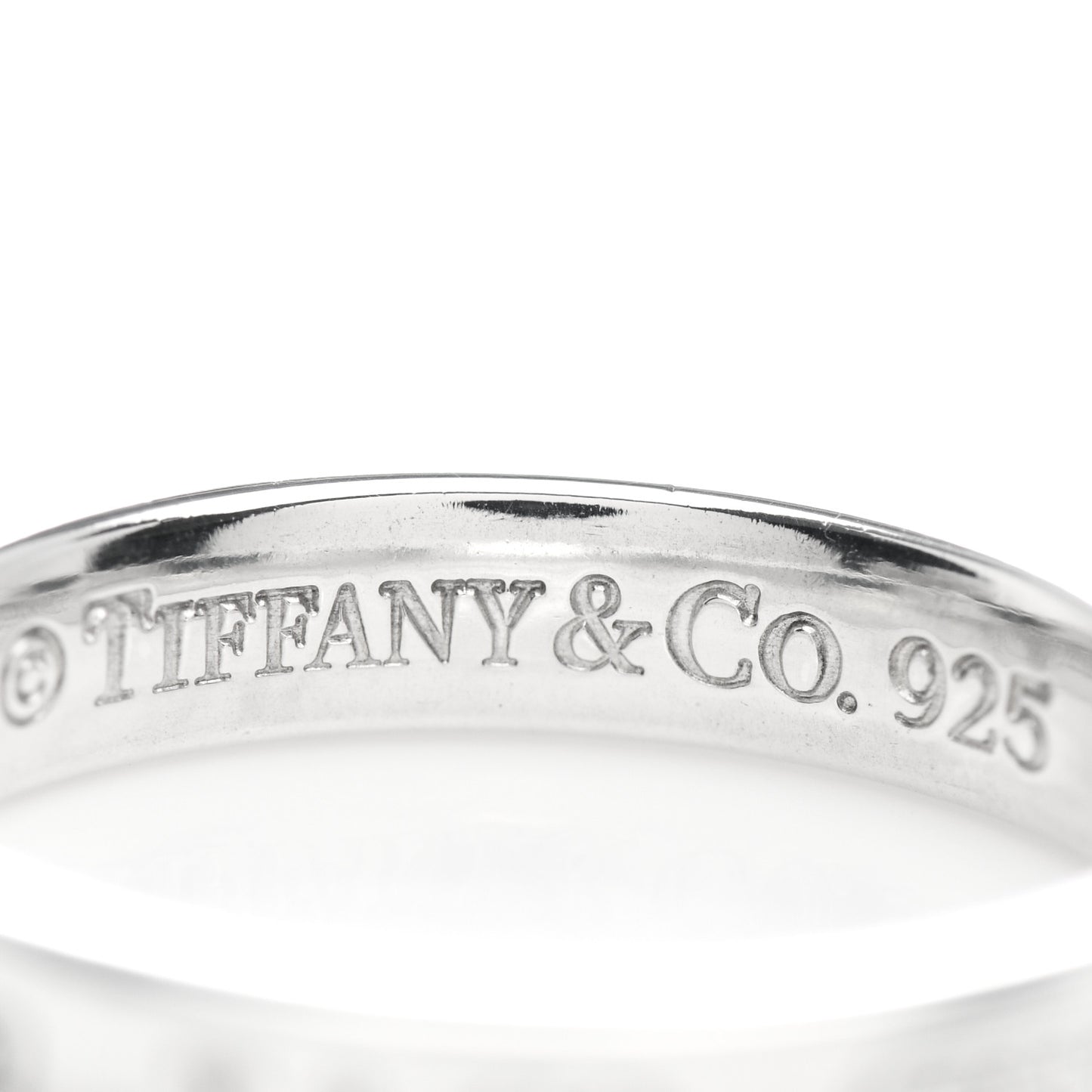 Sterling Silver Narrow 1837 Band Ring 58 8.25