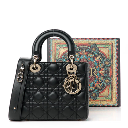Christian Dior Lambskin Cannage Small My ABCDior Lady Dior Black 11 of 11