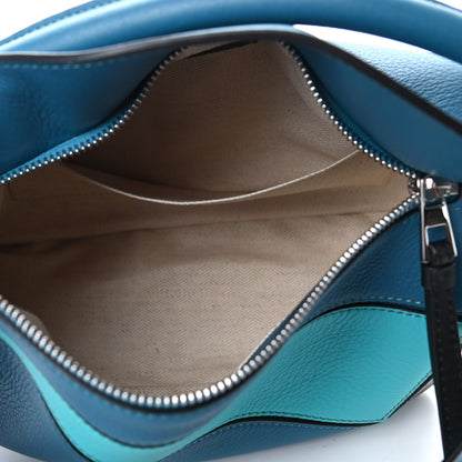 Loewe Calfskin Small Puzzle Bag Dark Lagoon Black 4 of 4