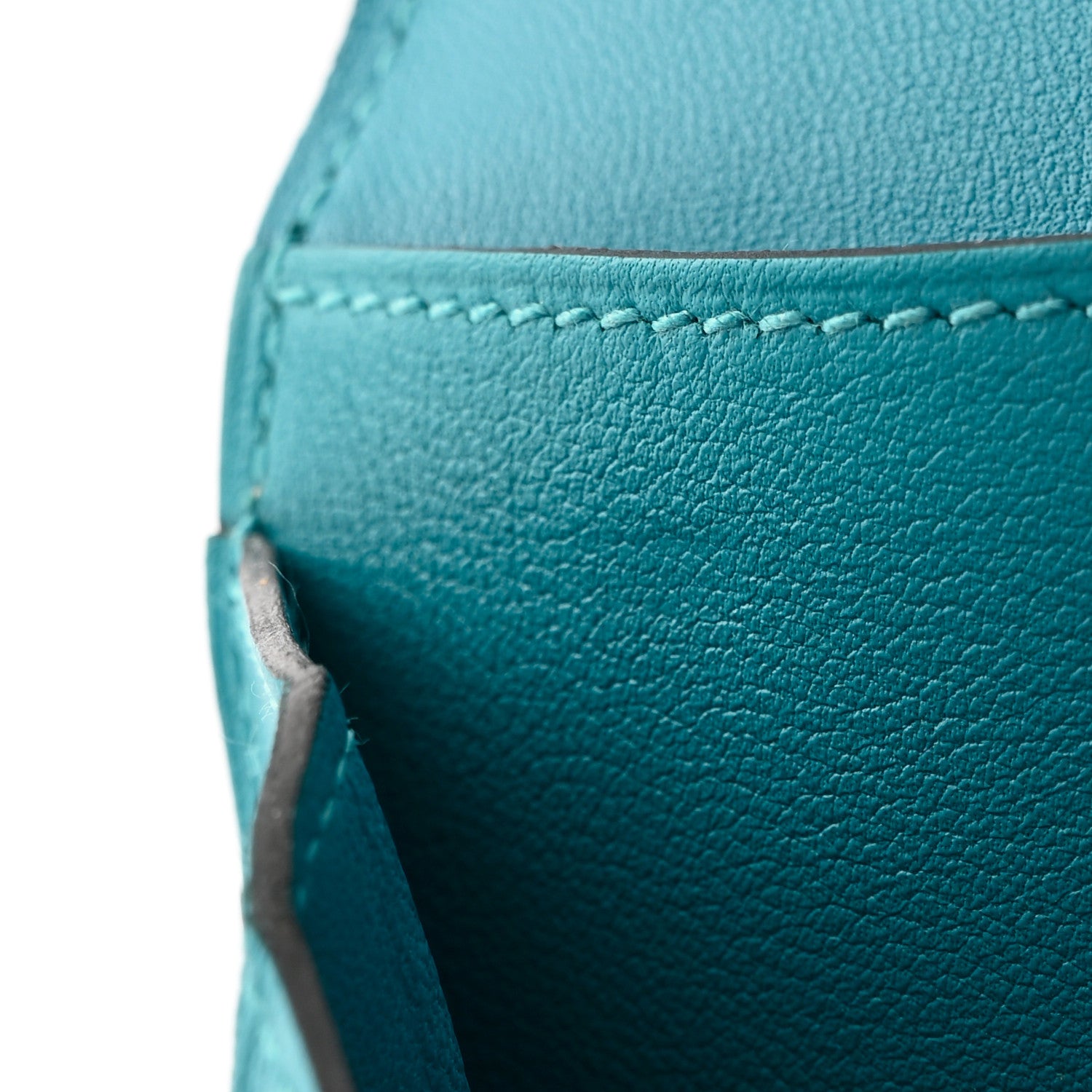 Hermes Swift Dogon Duo Wallet Turquoise 12 of 16
