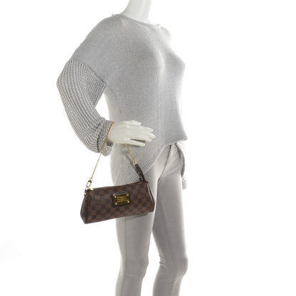 Louis Vuitton Damier Ebene Eva Clutch 2 of 7