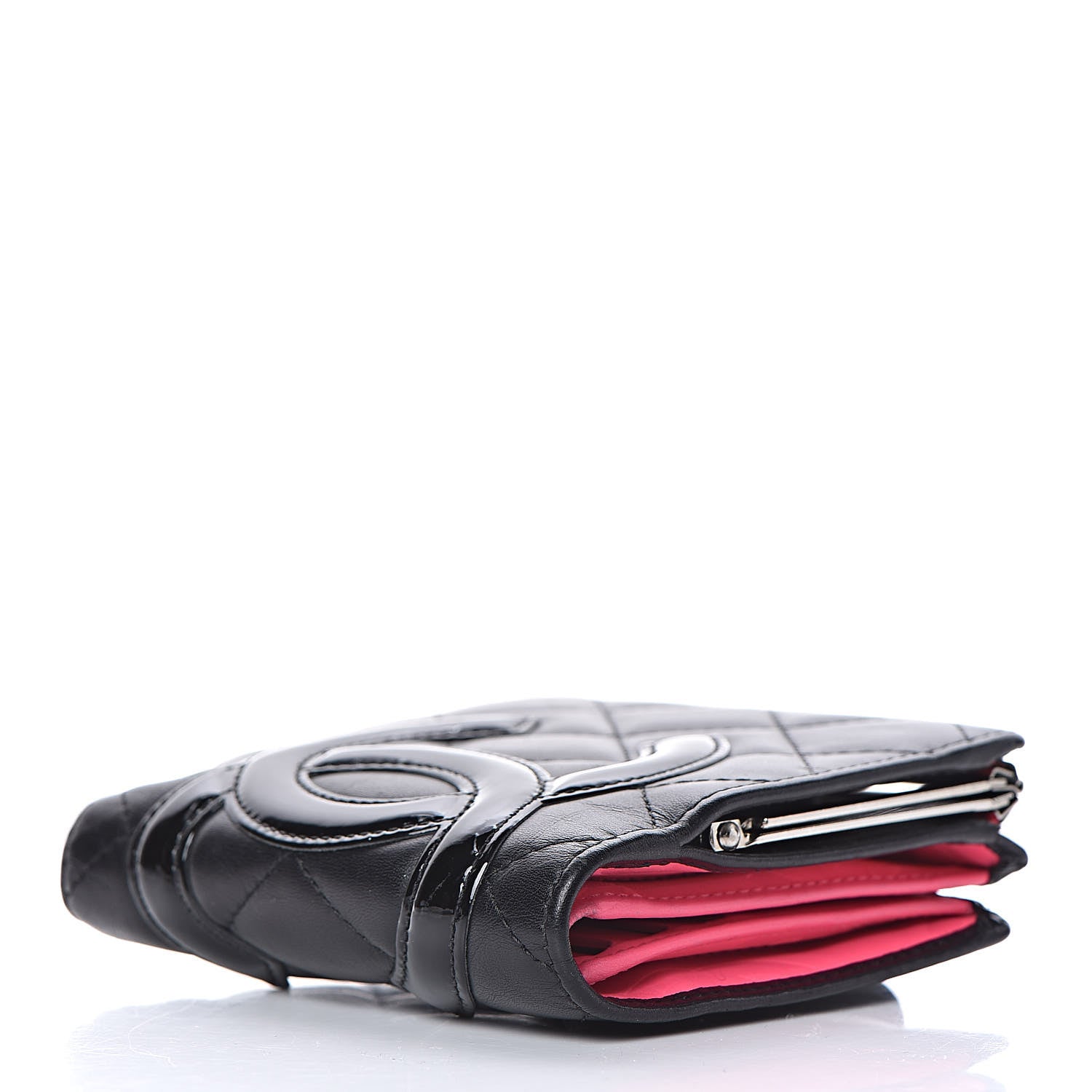 Chanel Calfskin Quilted Cambon Bi-Fold Wallet Black 7 of 18
