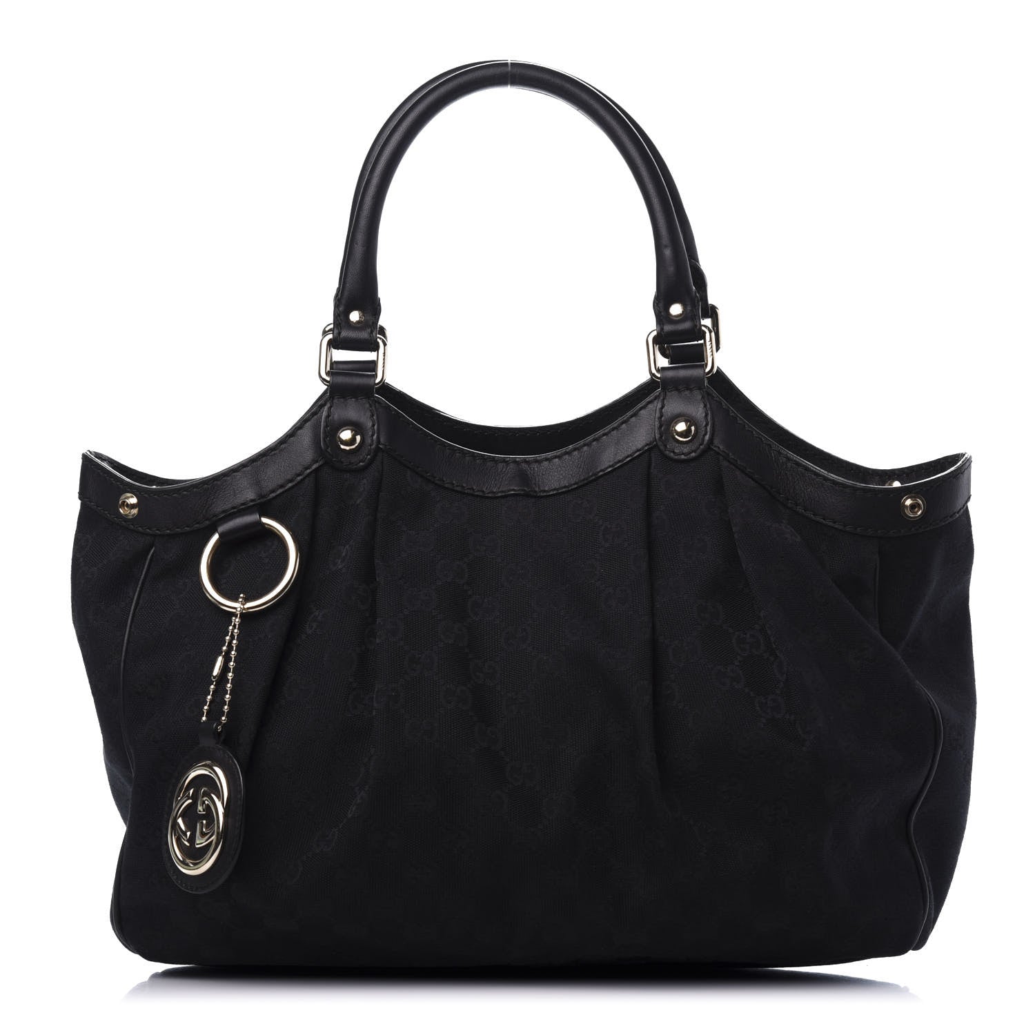 Gucci Monogram Medium Sukey Black 1 of 12