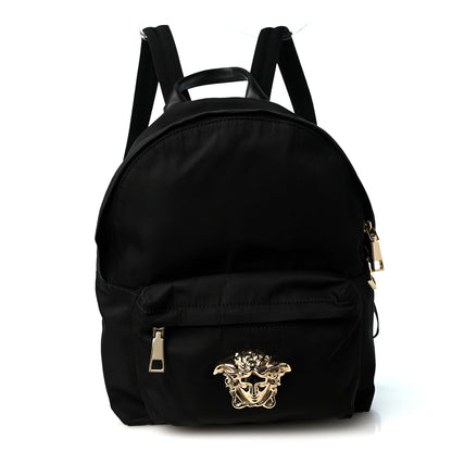 Versace Nylon Mini Palazzo Backpack Black 1 of 10
