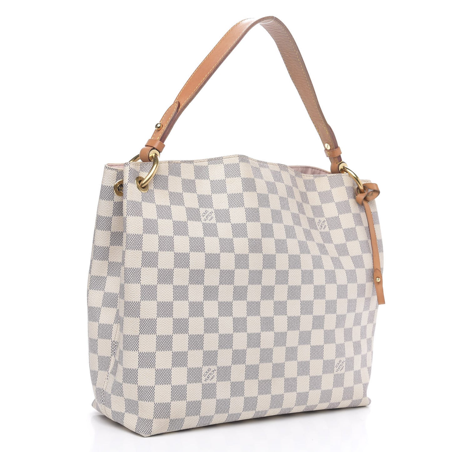 Damier Azur Graceful PM Rose Ballerine