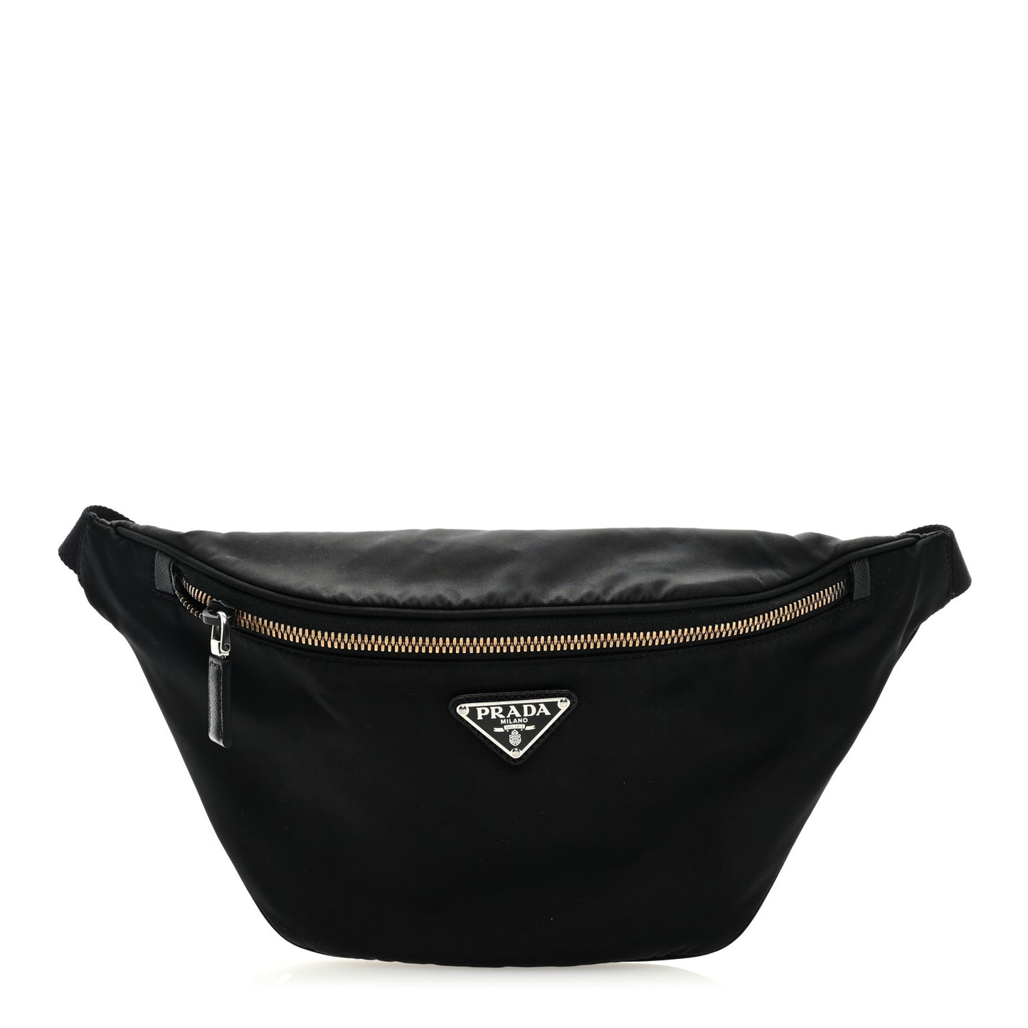 Re-Nylon Saffiano Belt Bag Black