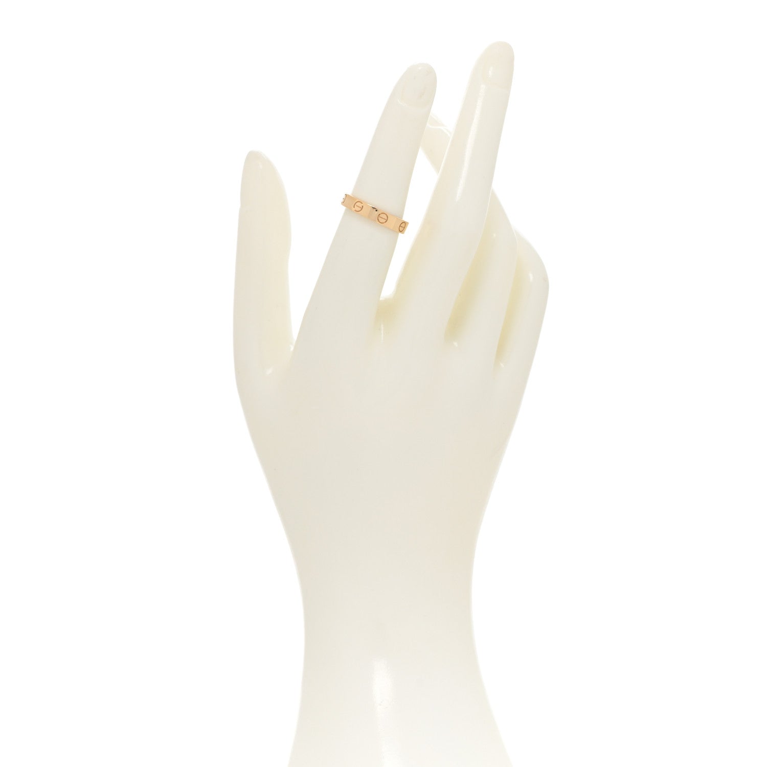 Cartier 18K Yellow Gold 3.5mm LOVE Wedding Band Ring 52 6 2 of 5
