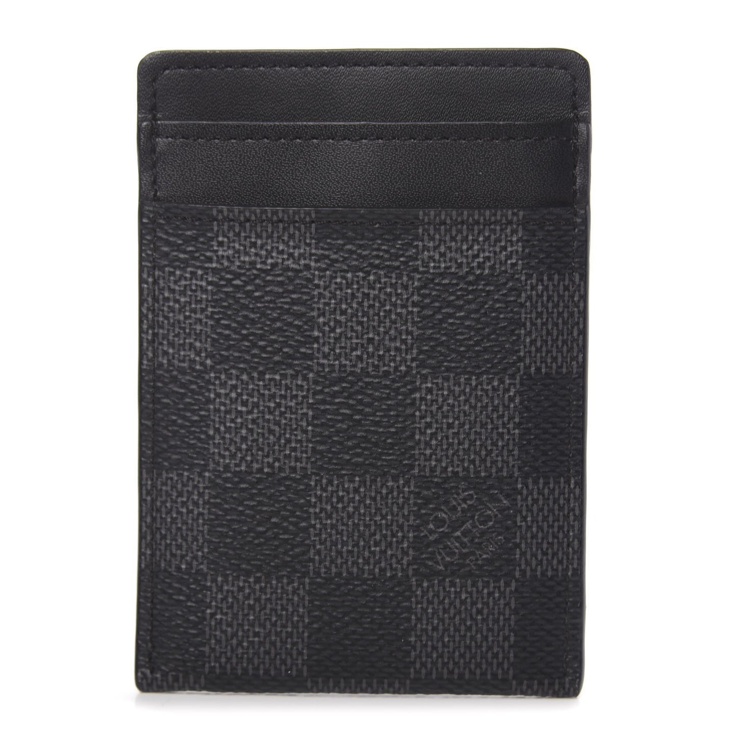 Damier Graphite Pince Card Holder Bill Clip