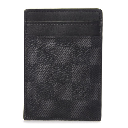Louis Vuitton Damier Graphite Pince Card Holder Bill Clip 1 of 5