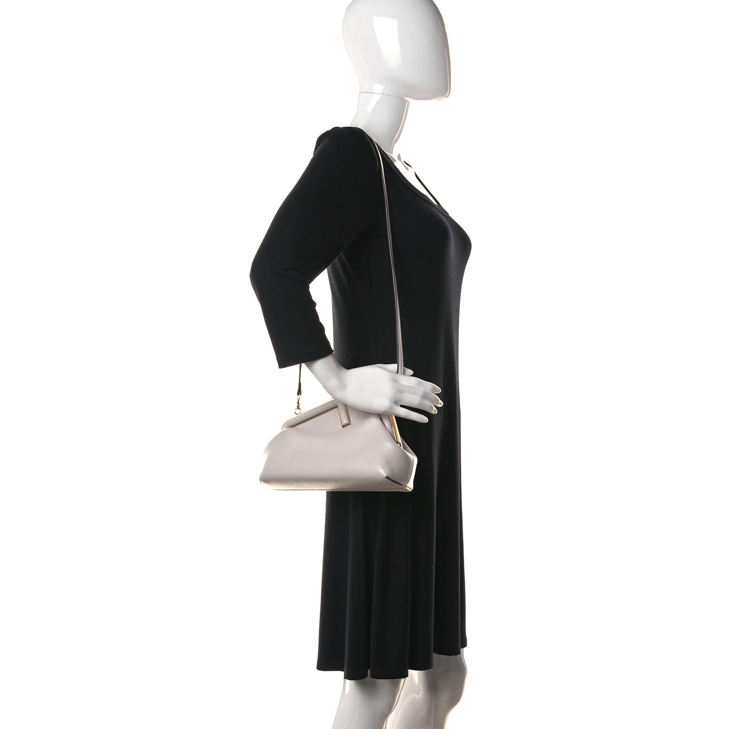 Fendi Shiny Nappa Small Fendi First Ghiaia 2 of 10