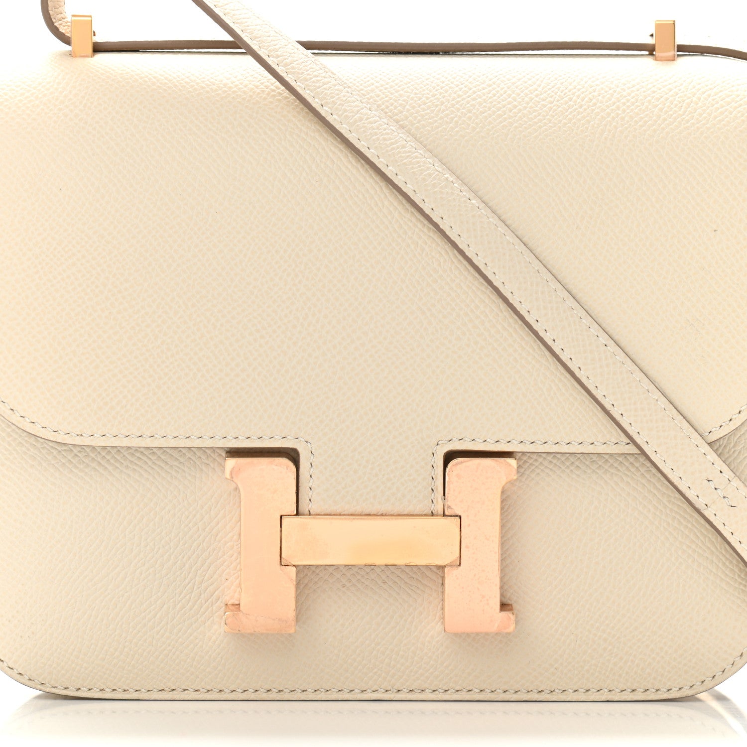 Hermes Epsom Constance 18 Craie 8 of 10