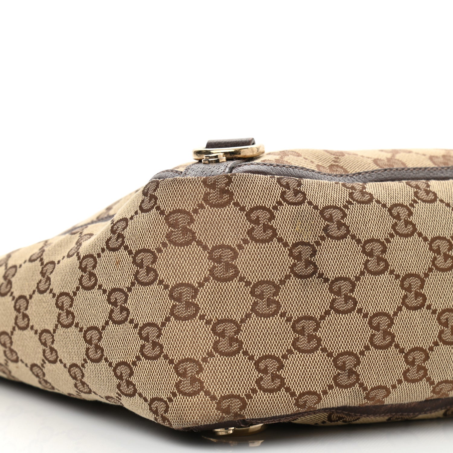 Gucci Monogram Large Abbey Tote Dark Brown 9 of 12
