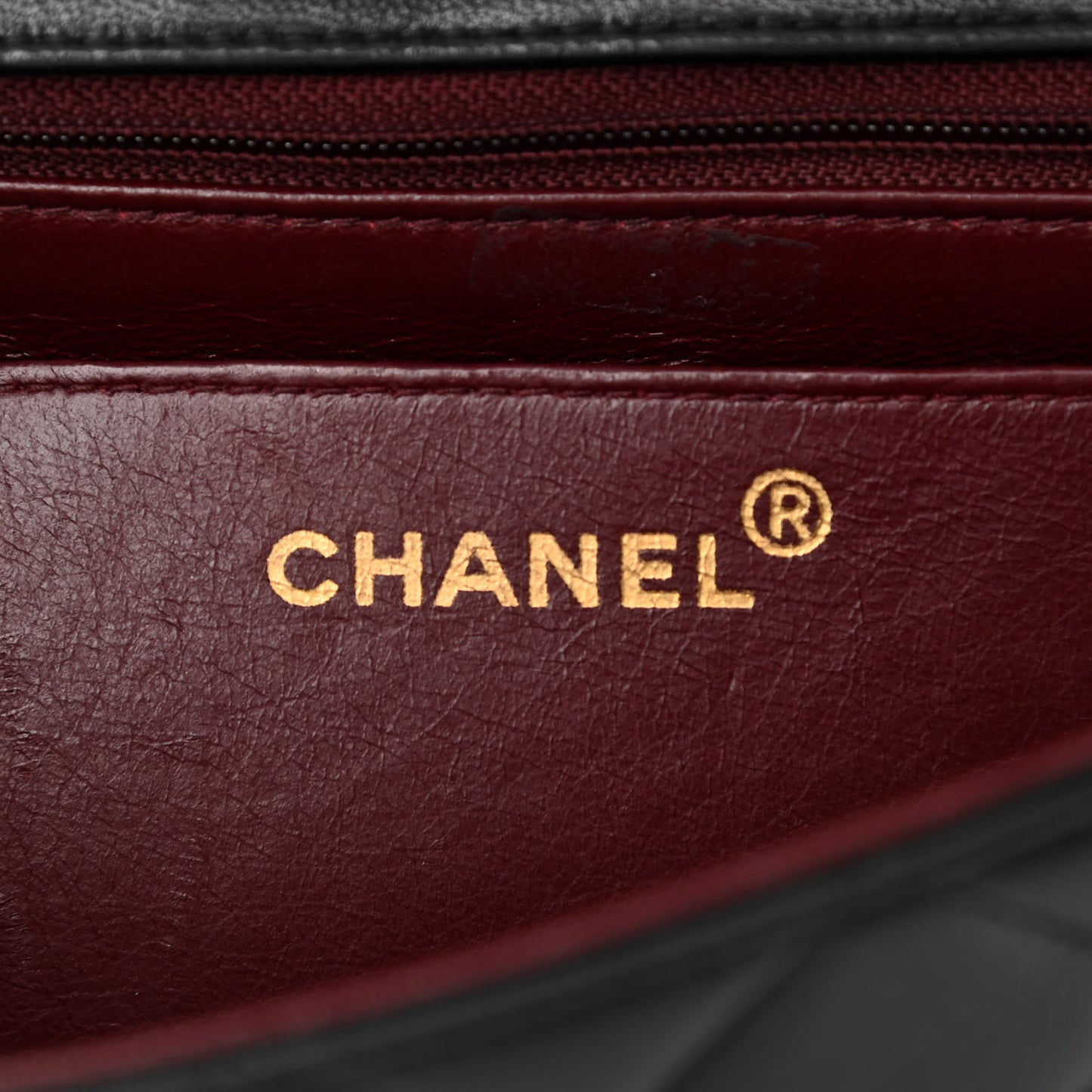 Lambskin Quilted Small Single Flap Black