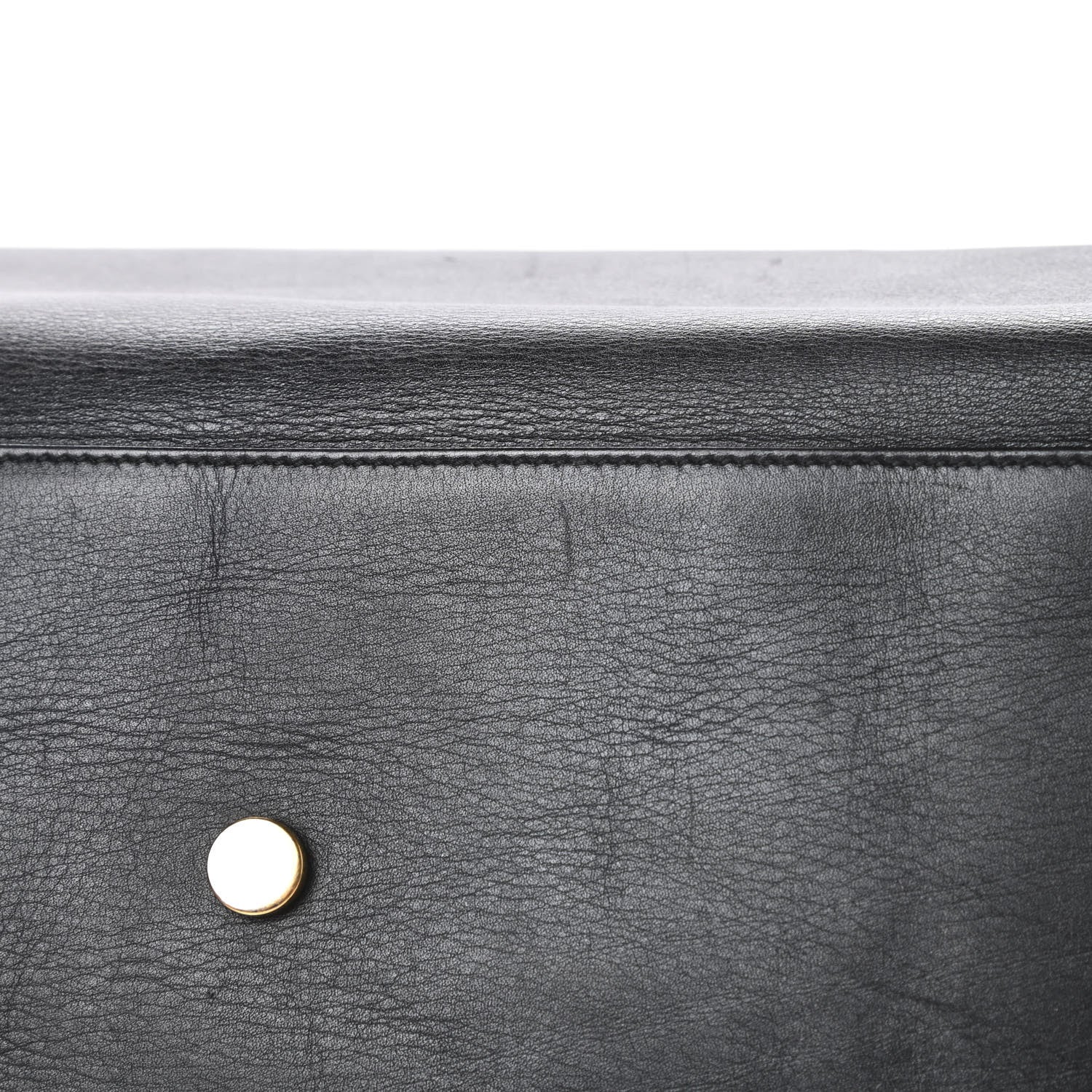Saint Laurent Calfskin Suede Reversible East West Shopper Tote Black 15 of 20