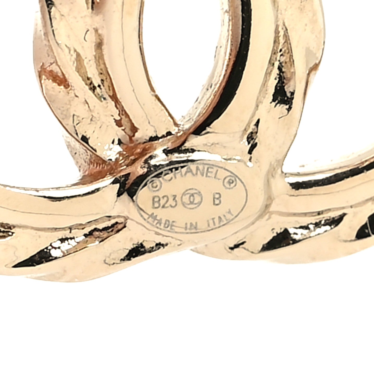 Crystal CC Earrings Gold