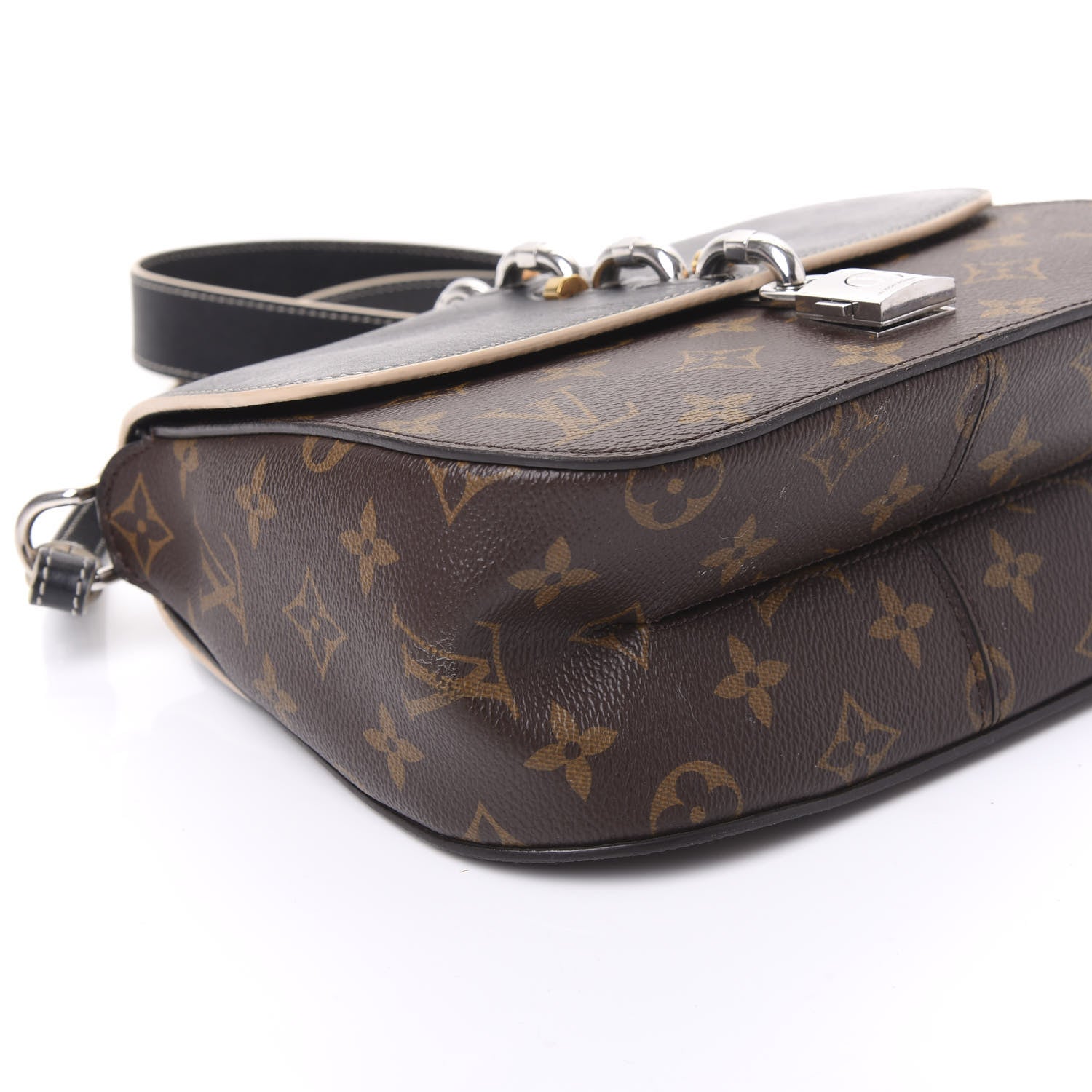 Louis Vuitton Calfskin Monogram Chain It Bag PM Black 5 of 9