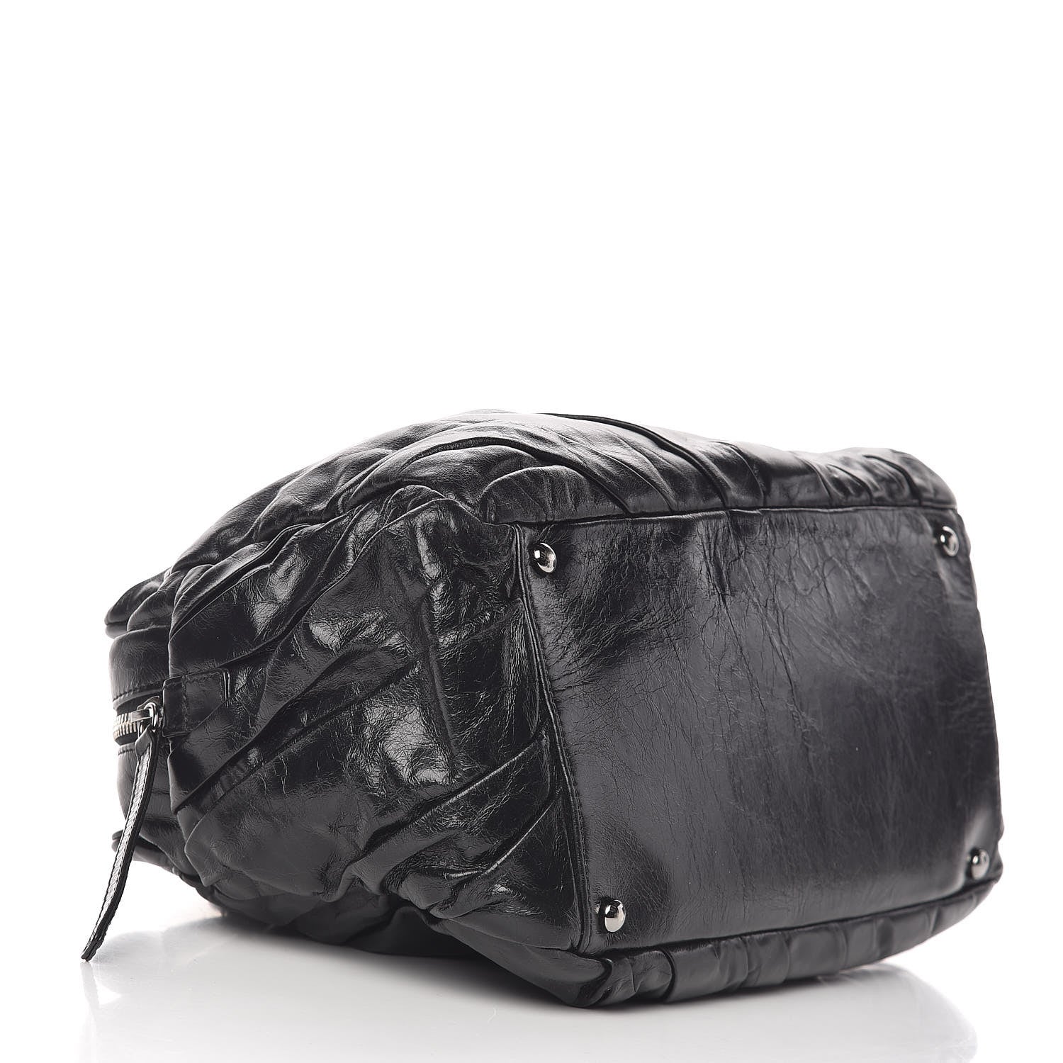 Chanel Glazed Calfskin Twisted Tote Black 4 of 15