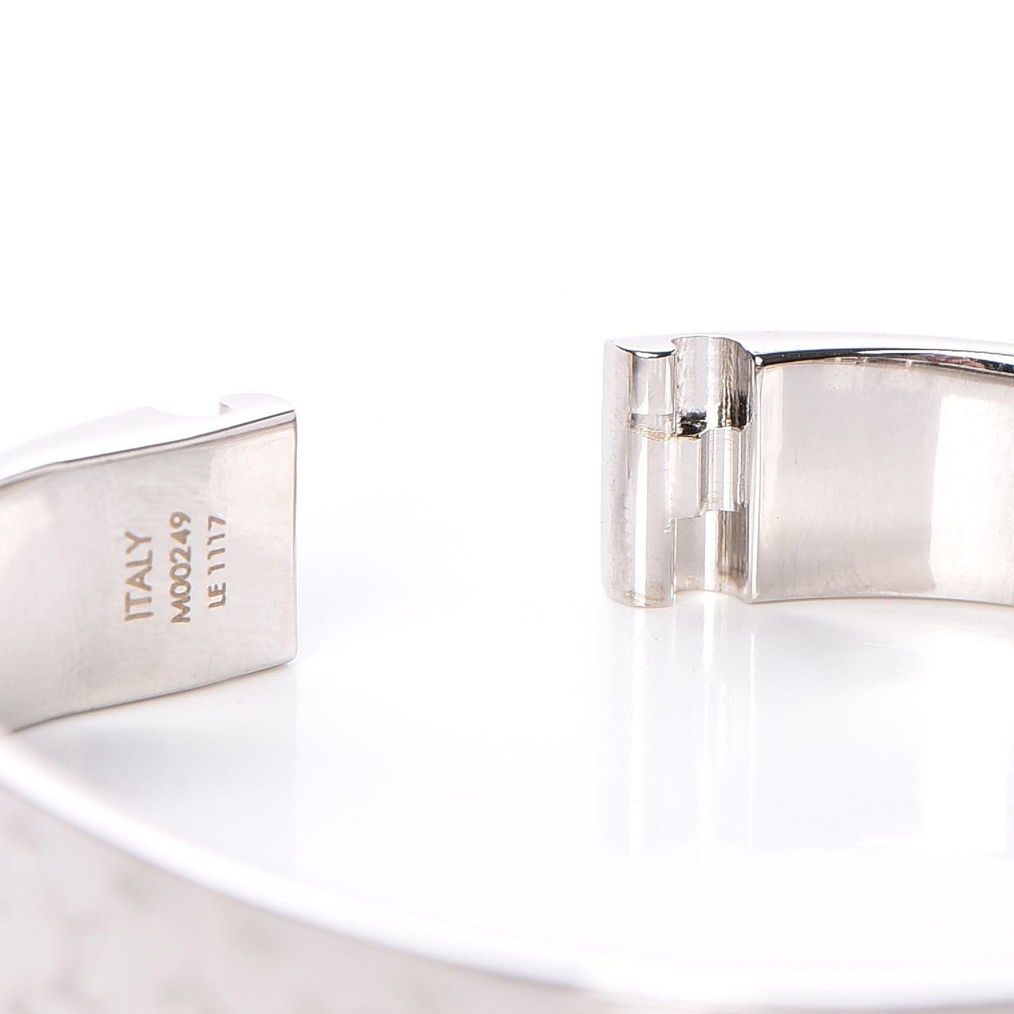 Palladium Monogram Nanogram Cuff S