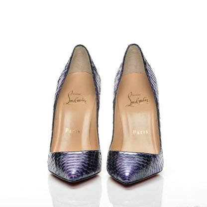 Christian Louboutin Watersnake Rocaille So Kate 120 Pumps 35.5 Violet 2 of 8