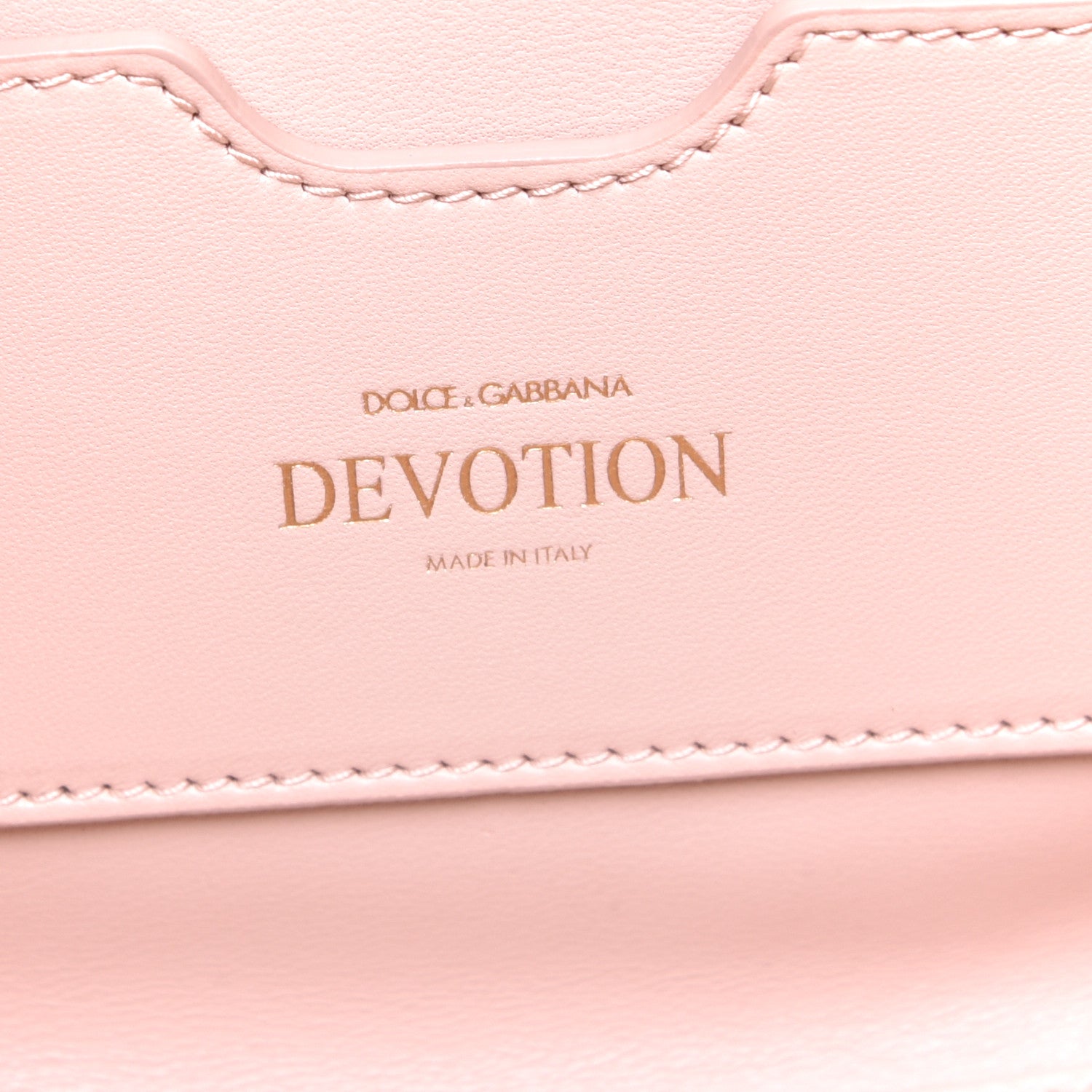 Dolce & Gabbana Nappa Quilted Large Devotion Bag Pale Pink 6 of 8