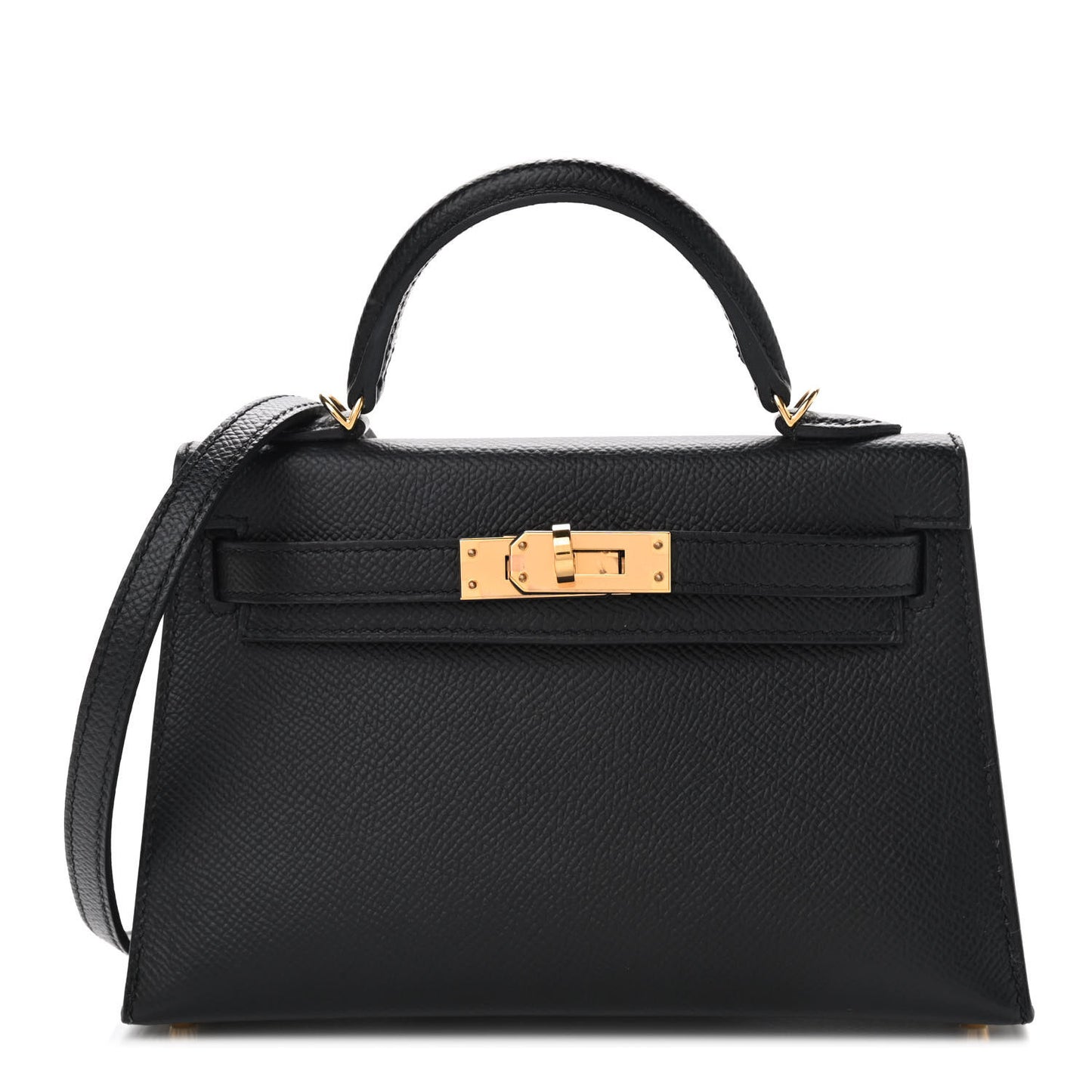 Epsom Mini Kelly Sellier 20 Black