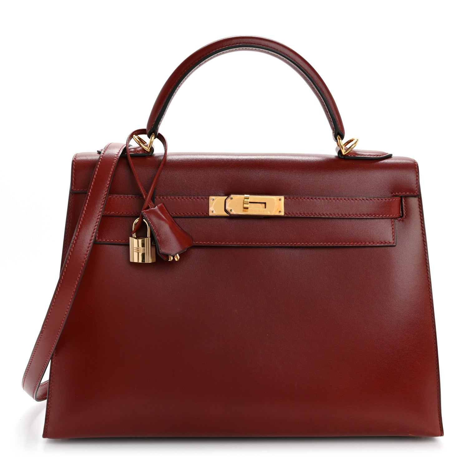 Hermes Box Kelly Sellier 32 Rouge H 1 of 14
