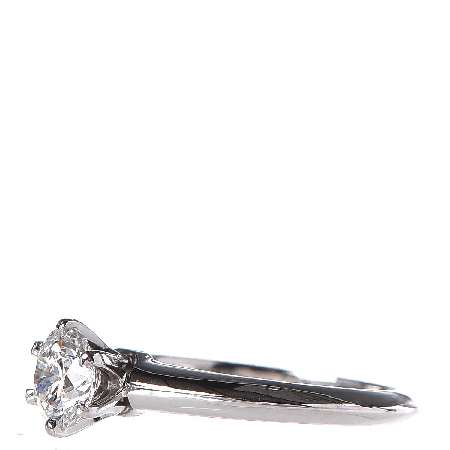 Tiffany Platinum Diamond .80ct Solitaire Engagement Ring 52 6 3 of 10