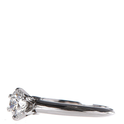 Tiffany Platinum Diamond .80ct Solitaire Engagement Ring 52 6 3 of 10