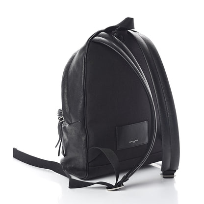 Saint Laurent Lambskin Mini City Backpack Black 3 of 9