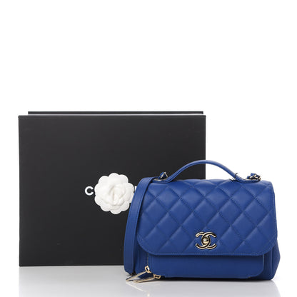 Chanel Caviar Quilted Medium Business Affinity Flap Dark Blue 11 of 11
