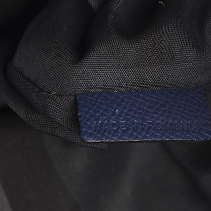 Burberry London Grainy Calfskin Perforated Small Shaldon Crossbody Lapis Blue 7 of 18